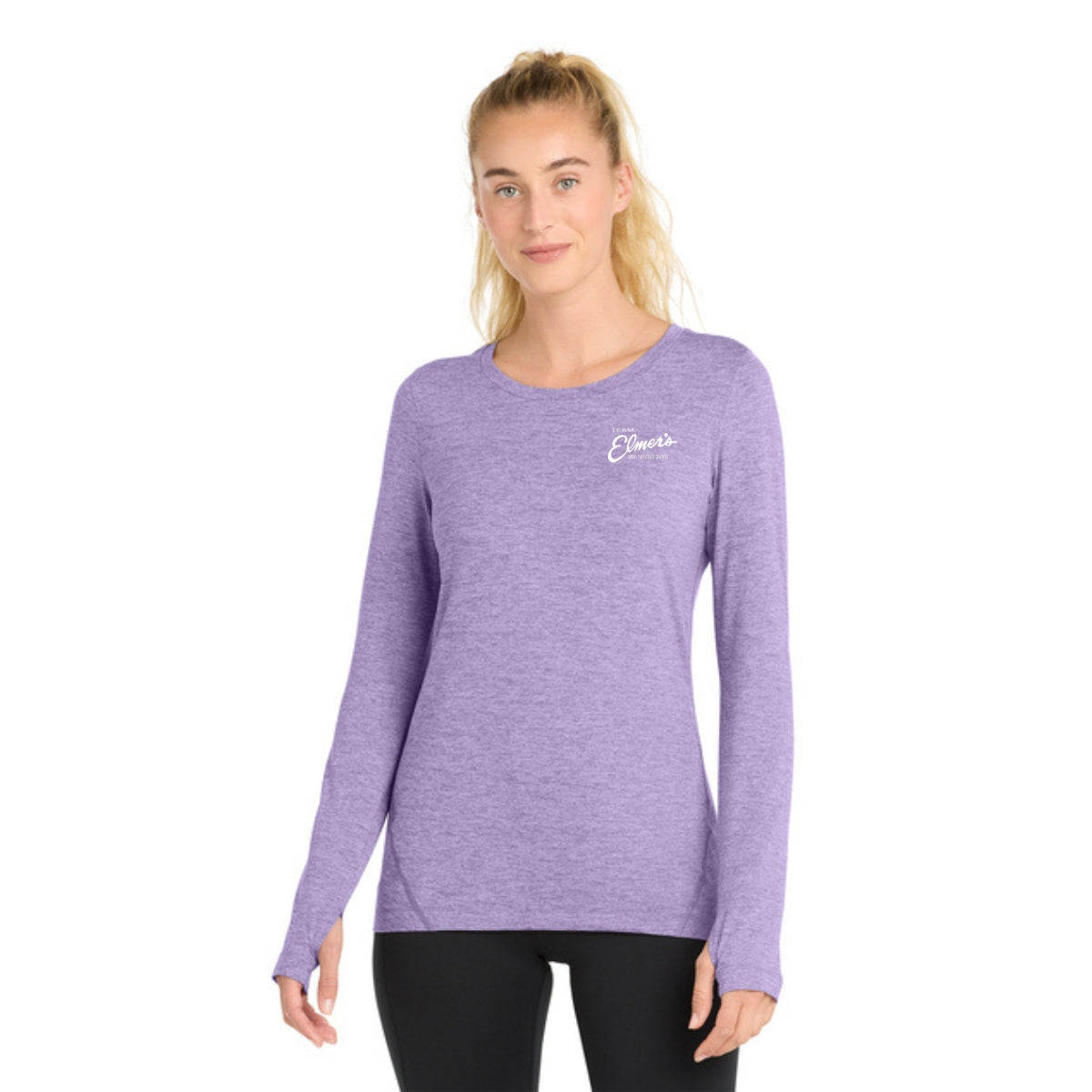Team Elmer's Women's 1.5 Long Sleeve Crew Shirt