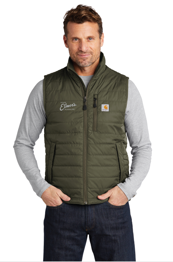 Team Elmer's Embroidered Men's Carhartt Gilliam Vest