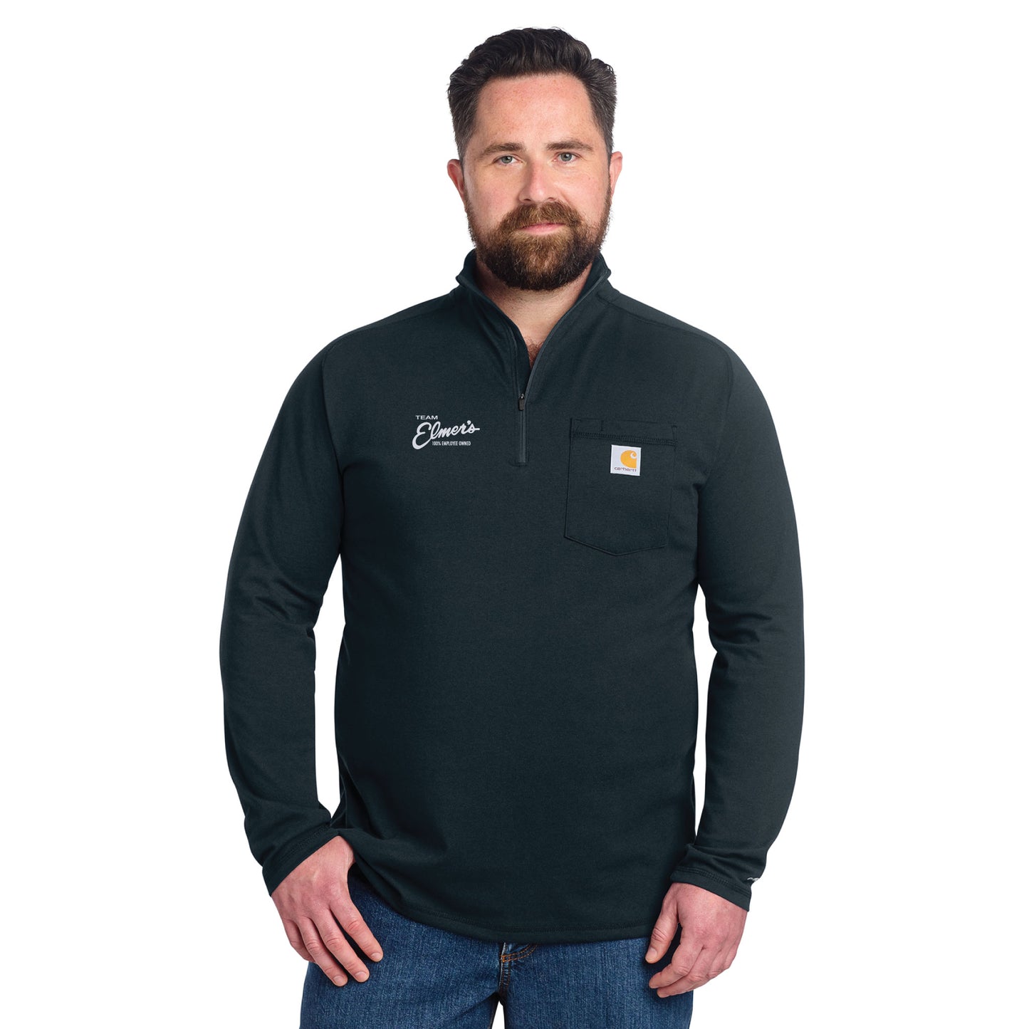 Team Elmer's Carhartt Force® Midweight 1/4‑Zip Long Sleeve