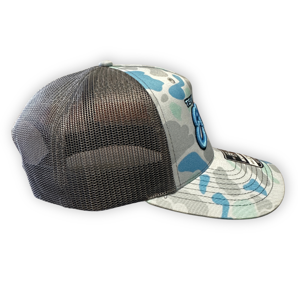 Team Elmer’s Richardson Blue Duck Camo Trucker Hat
