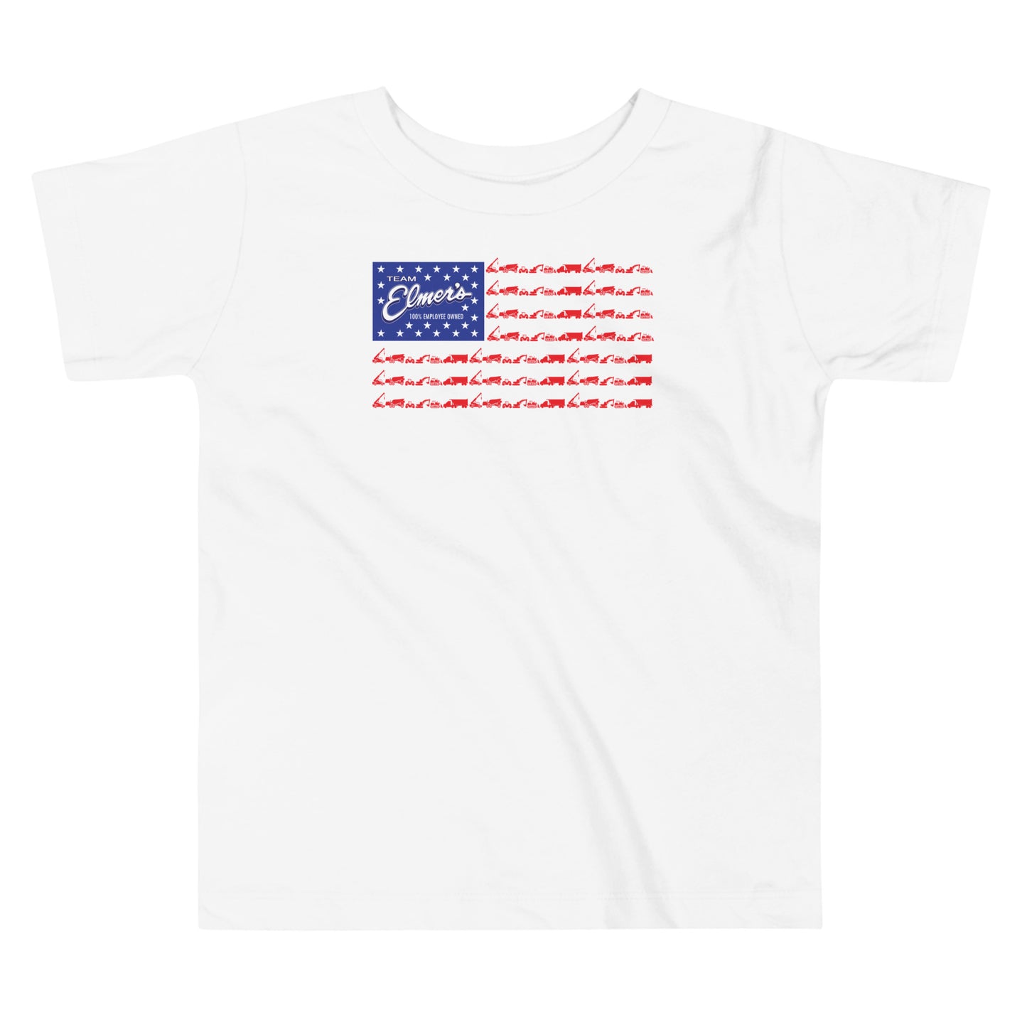 Team Elmer's Red, White & Crew | Toddler Short Sleeve Tee