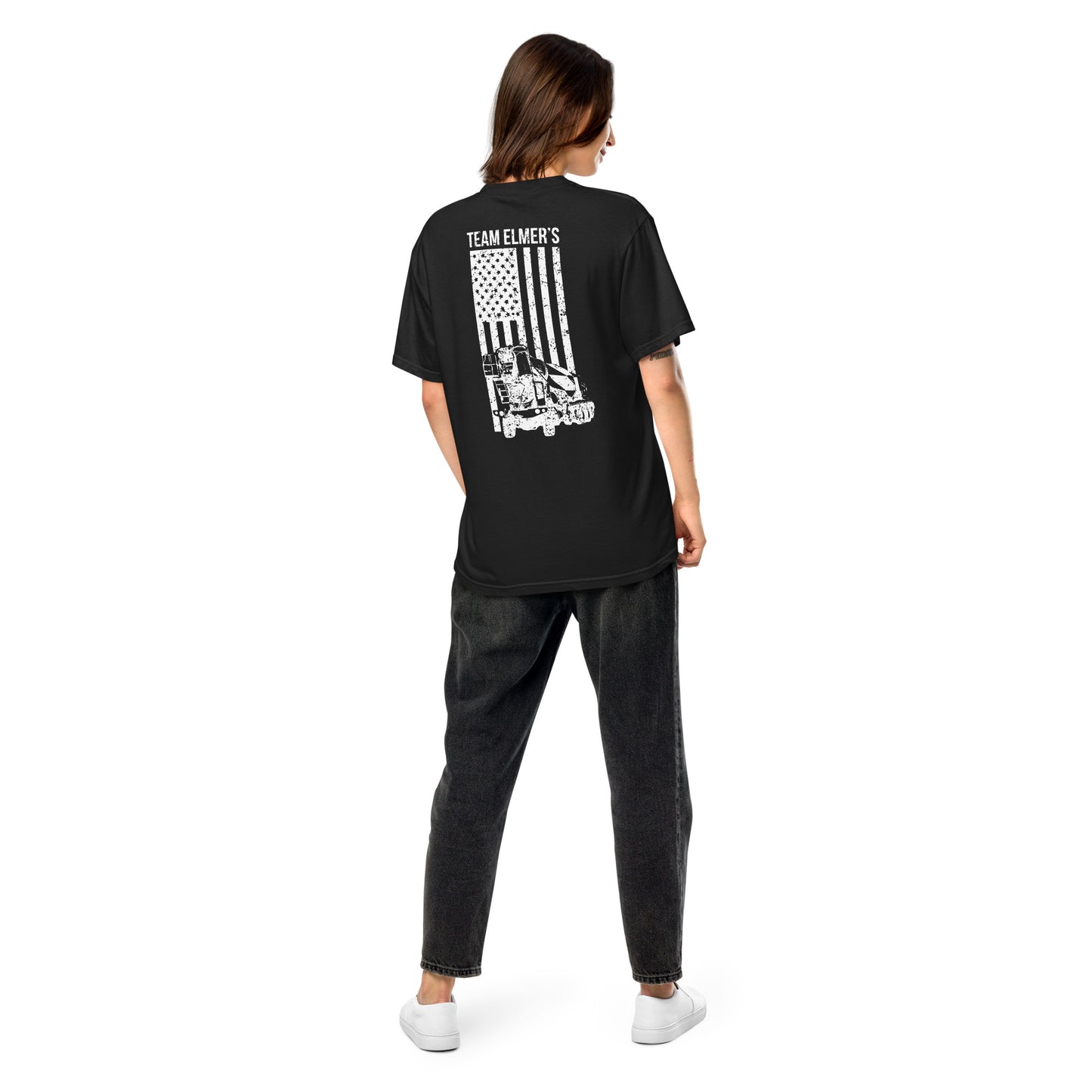 Team Elmer's Concrete Mixer Flag | Unisex Heavyweight T-Shirt