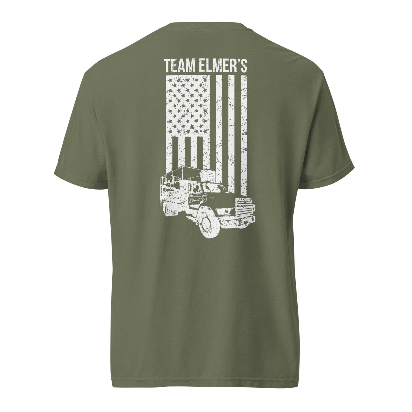 Team Elmer's Hydroseeder Flag | Unisex Heavyweight T-Shirt