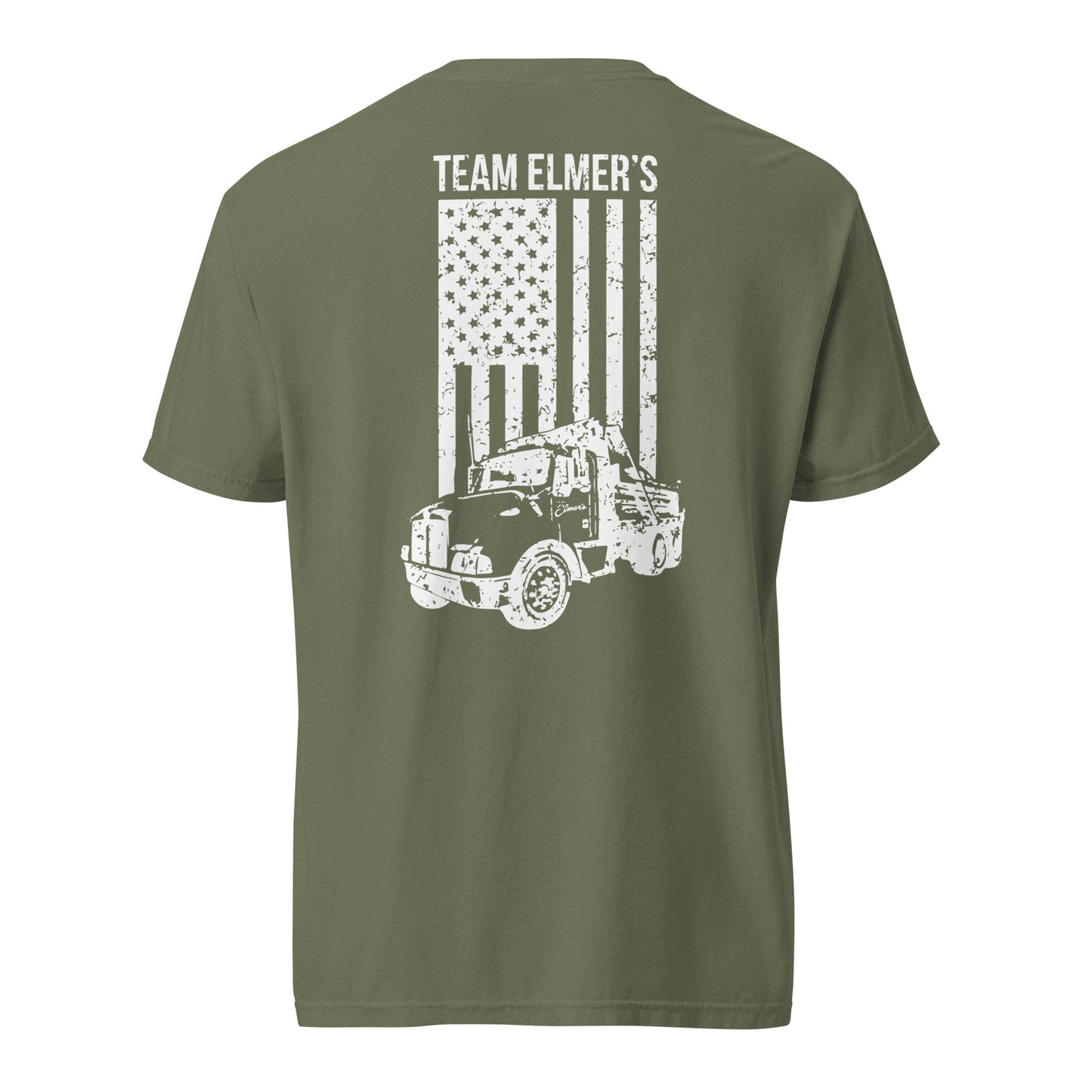 Team Elmer's Dump Truck Flag | Unisex Heavyweight T-Shirt