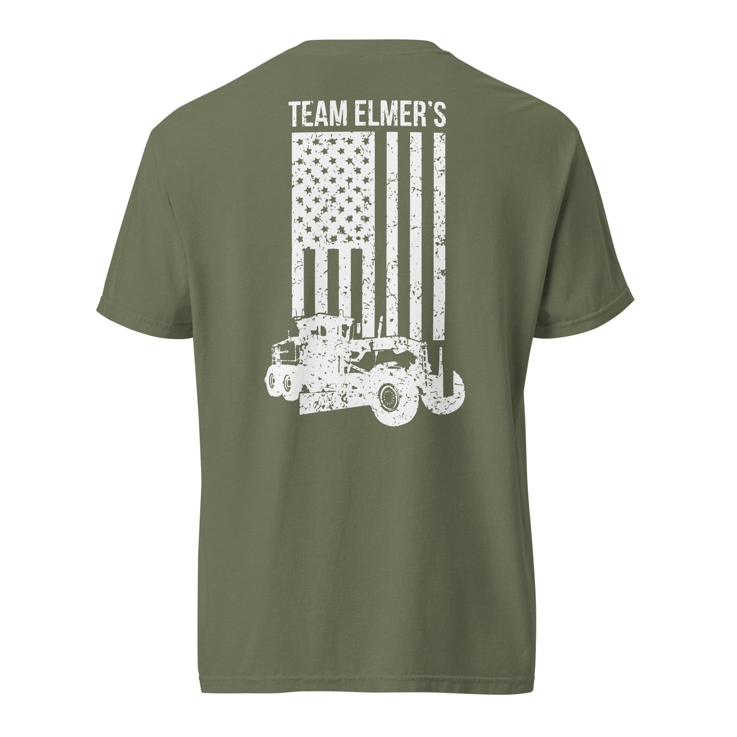 Team Elmer's Grader Flag | Unisex Heavyweight T-Shirt
