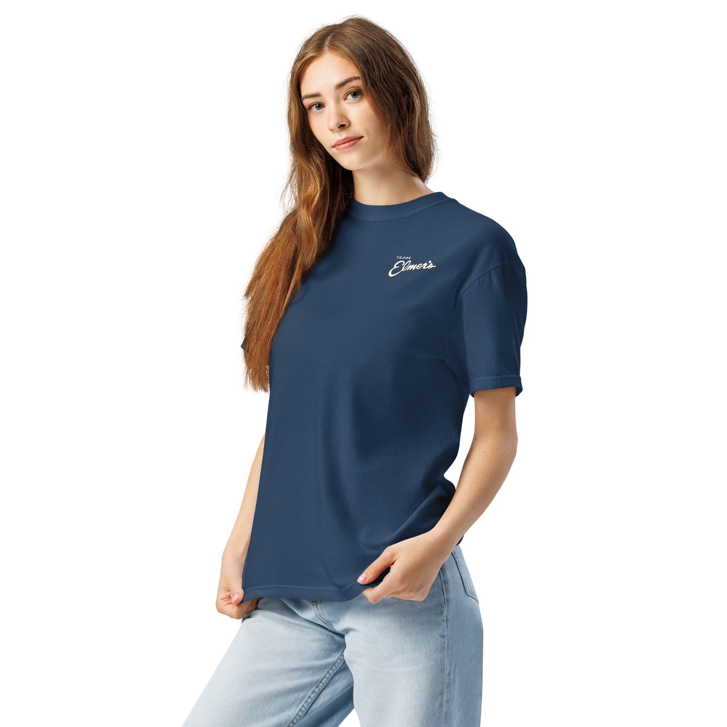 Team Elmer's Crane Flag | Unisex Heavyweight T-Shirt