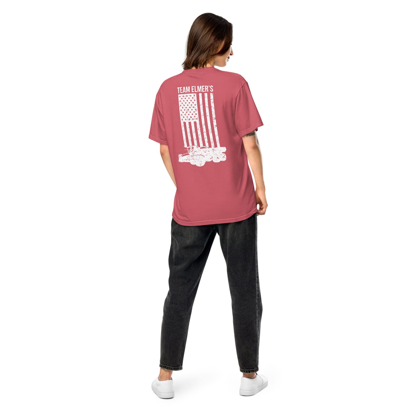 Team Elmer's Haul Truck Flag | Unisex Heavyweight T-Shirt