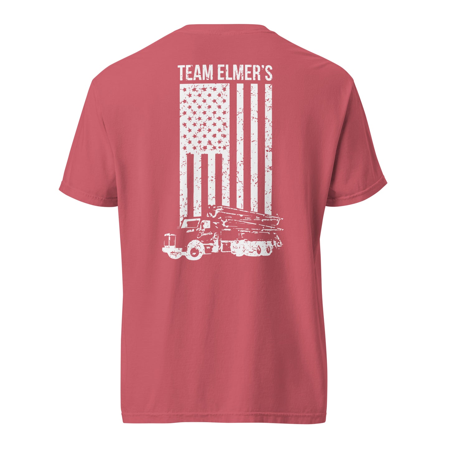 Team Elmer's Pump Truck Flag | Unisex Heavyweight T-Shirt
