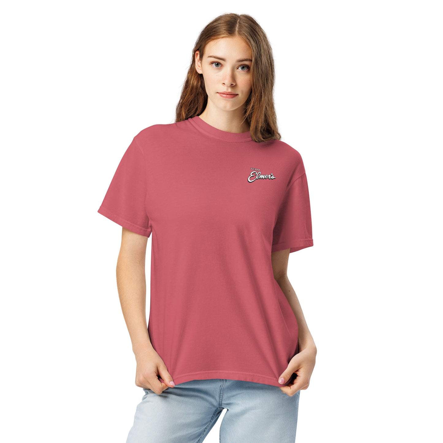Team Elmer's Live Bottom Flag | Unisex Heavyweight T-Shirt