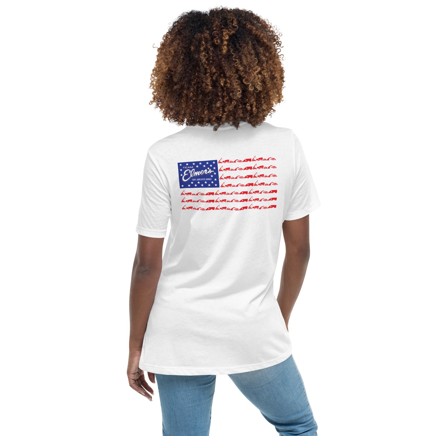 Team Elmer's Red, White & Crew | Women's Relaxed T-Shirt