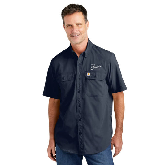 Team Elmer's Embroidered Carhartt Force Solid Short Sleeve Shirt