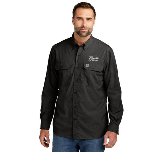 Team Elmer's Embroidered Carhartt Force Solid Long Sleeve Shirt