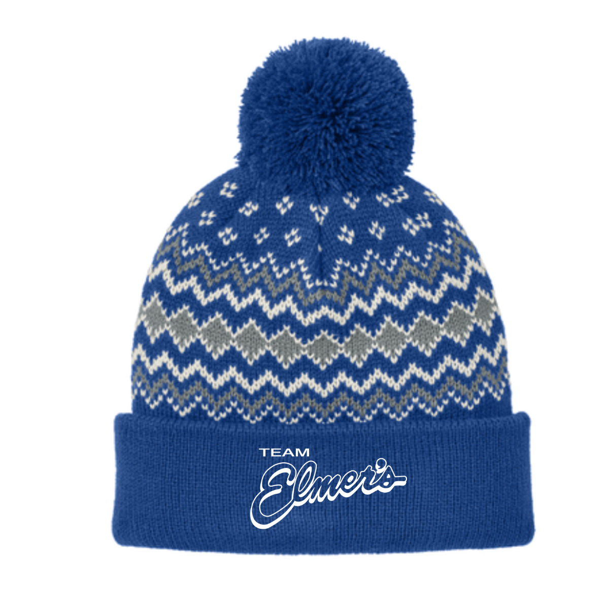 Team Elmer's Alpine Pom Beanie