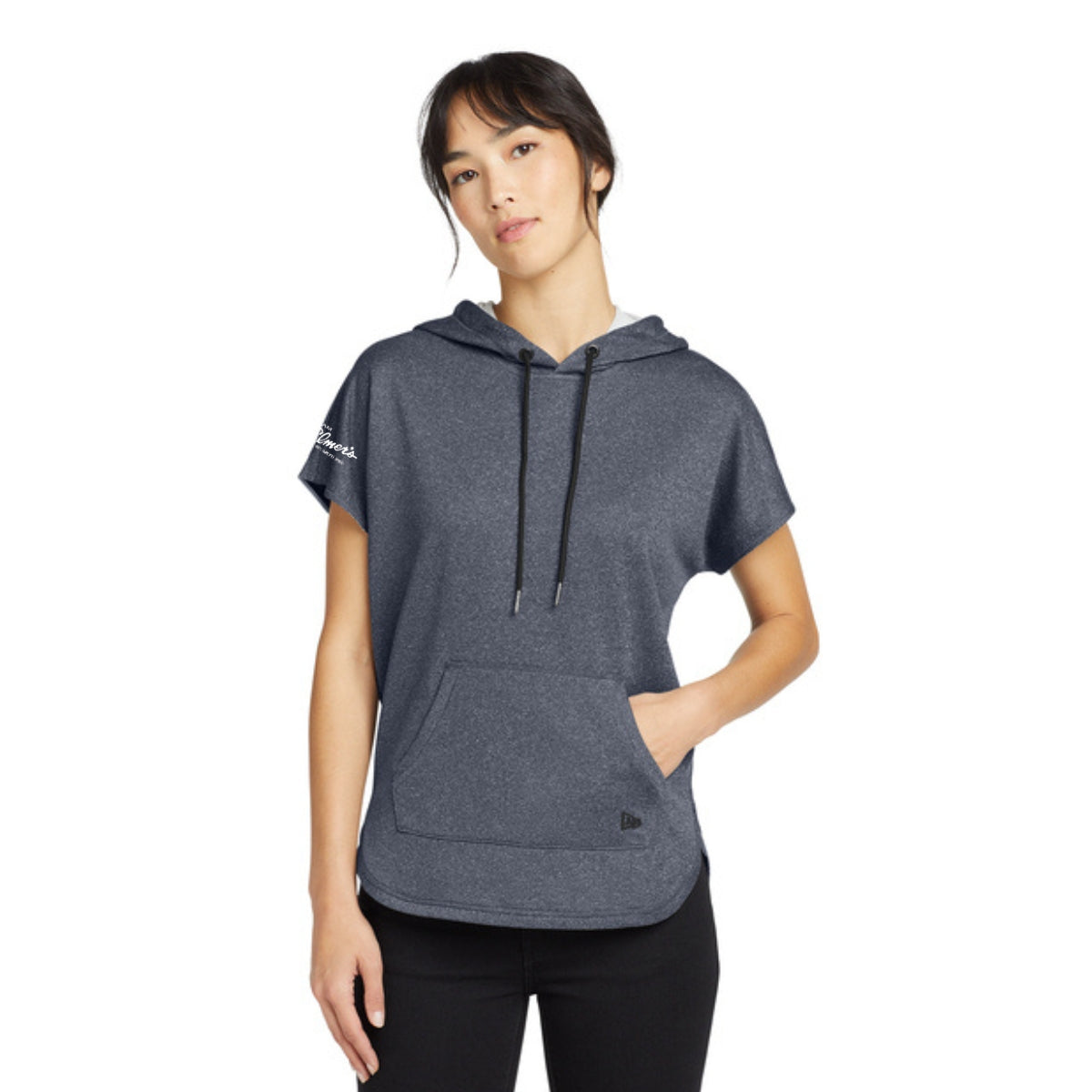 Team Elmer's Women's Performance Terry Short Sleeve Hoodie