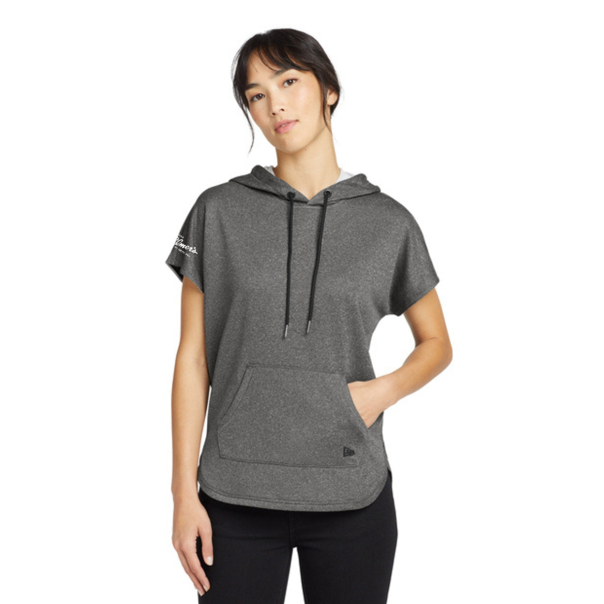 Team Elmer's Women's Performance Terry Short Sleeve Hoodie