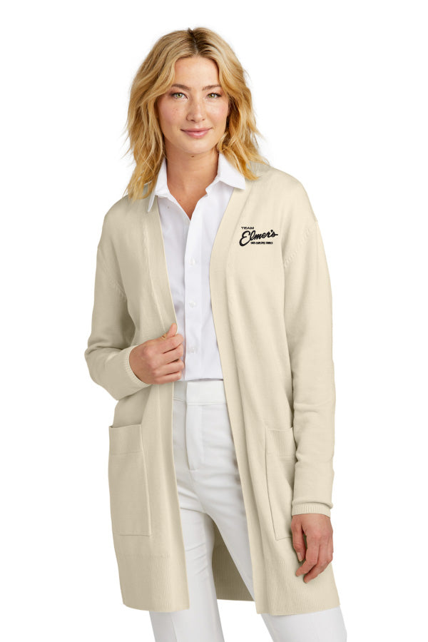 Team Elmer's Embroidered Mercer+Mettle Ladies Cardigan Sweater