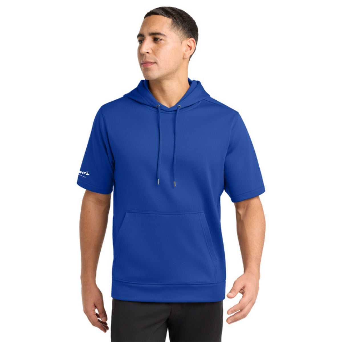 Team Elmer's Men's Fleece Short Sleeve Hoodie