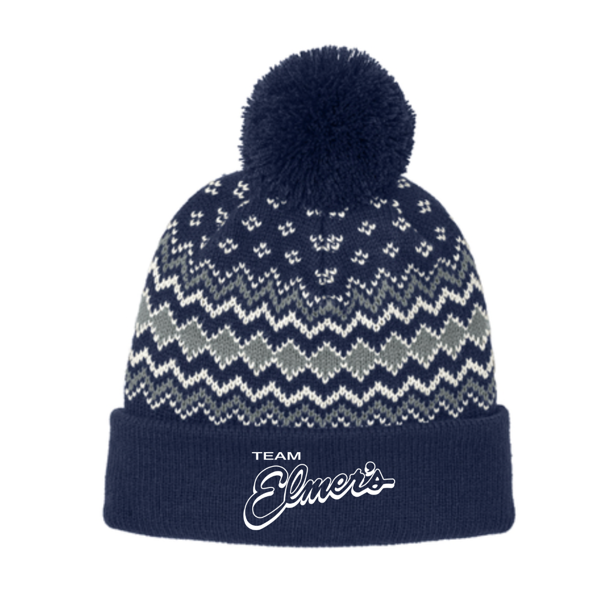 Team Elmer's Alpine Pom Beanie