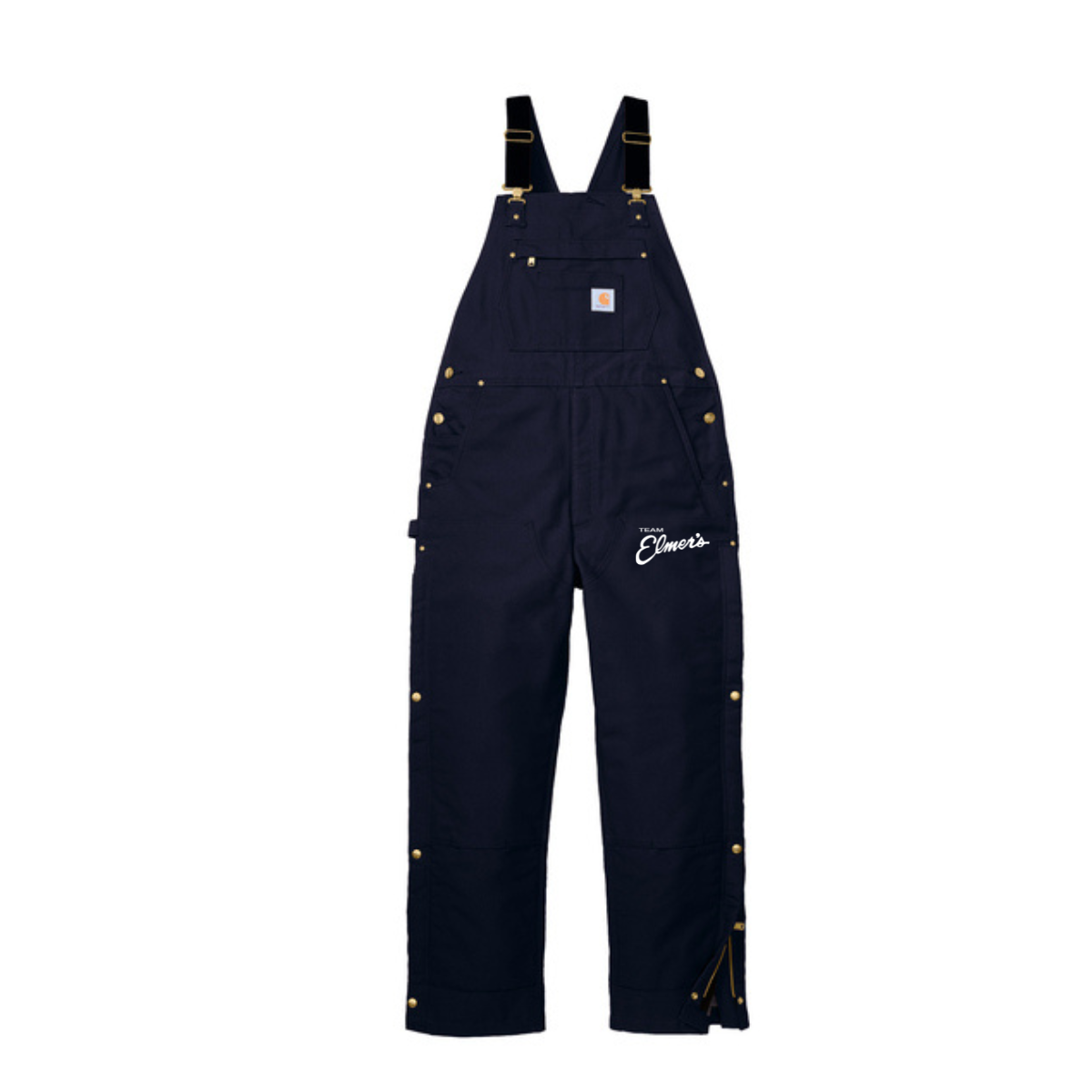 Team Elmer's Carhartt Insulated Bib Overalls