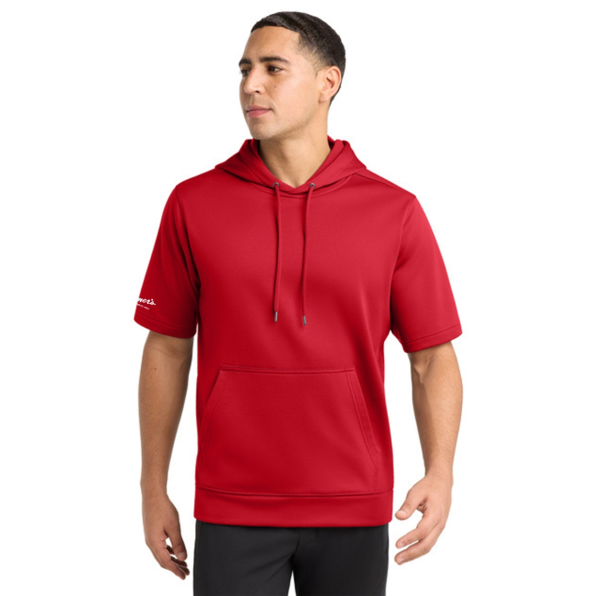 Team Elmer's Men's Fleece Short Sleeve Hoodie