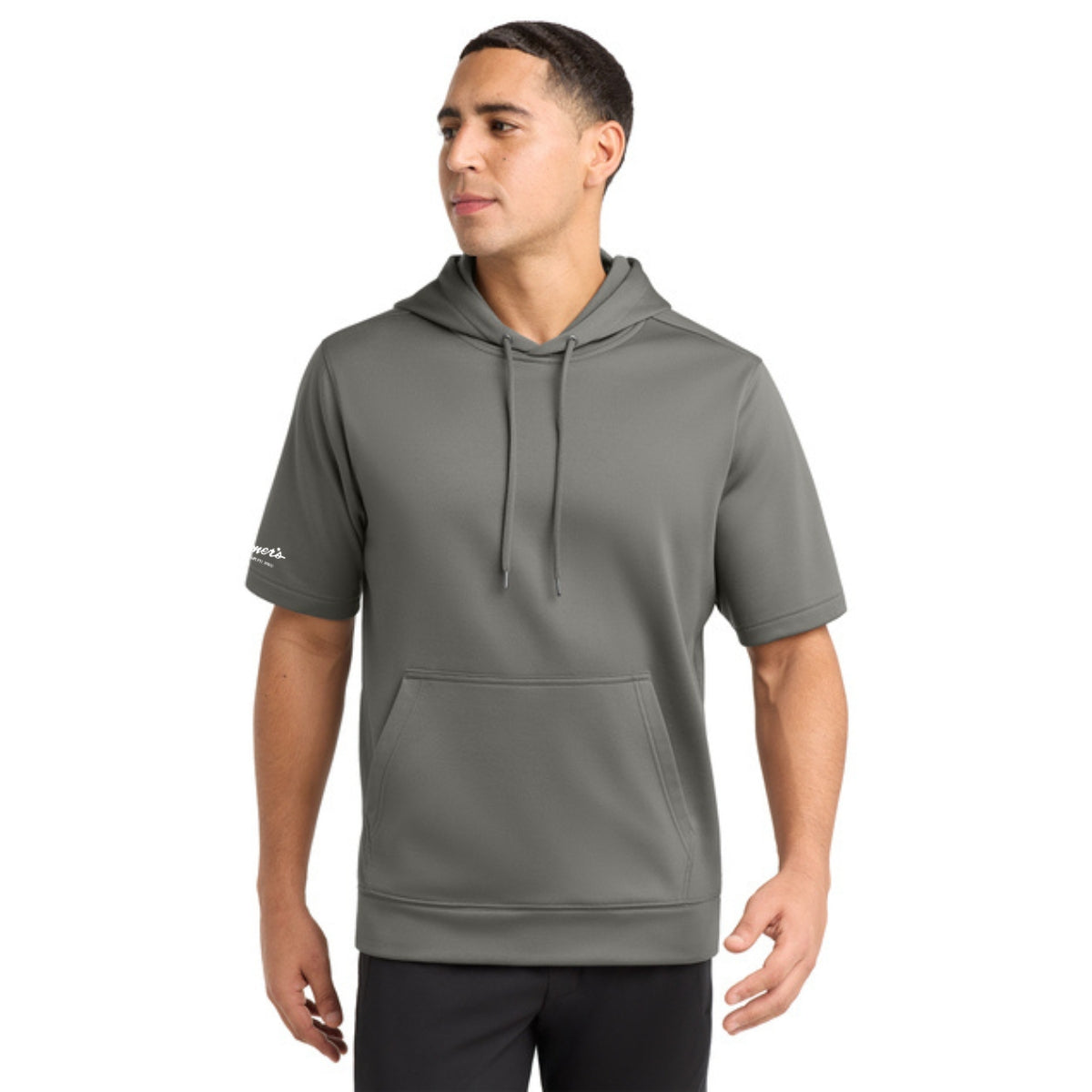 Team Elmer's Men's Fleece Short Sleeve Hoodie