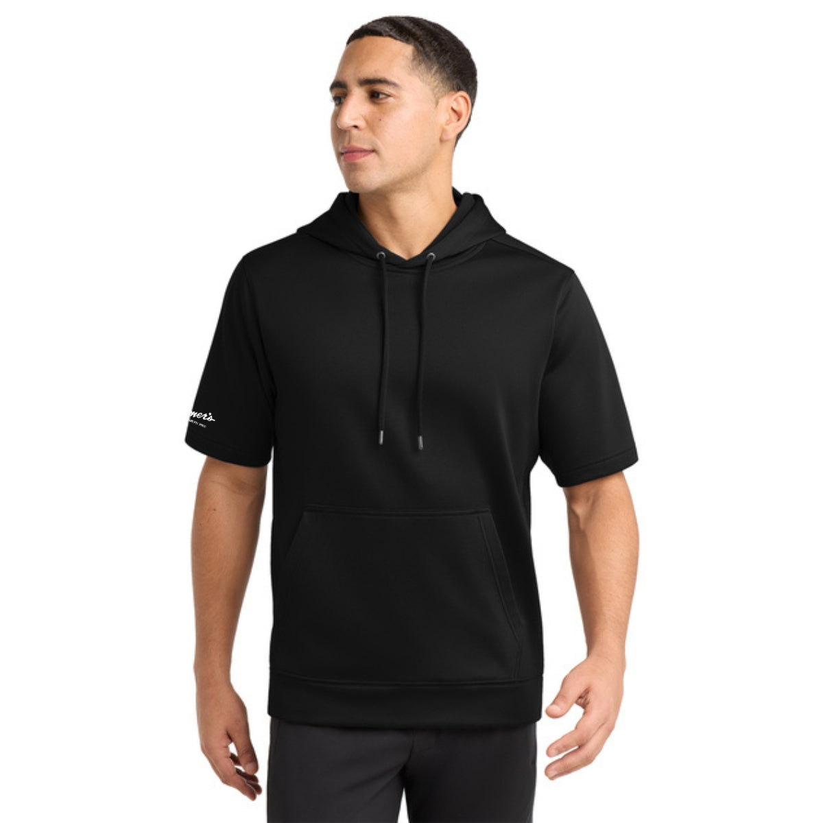 Team Elmer's Men's Fleece Short Sleeve Hoodie