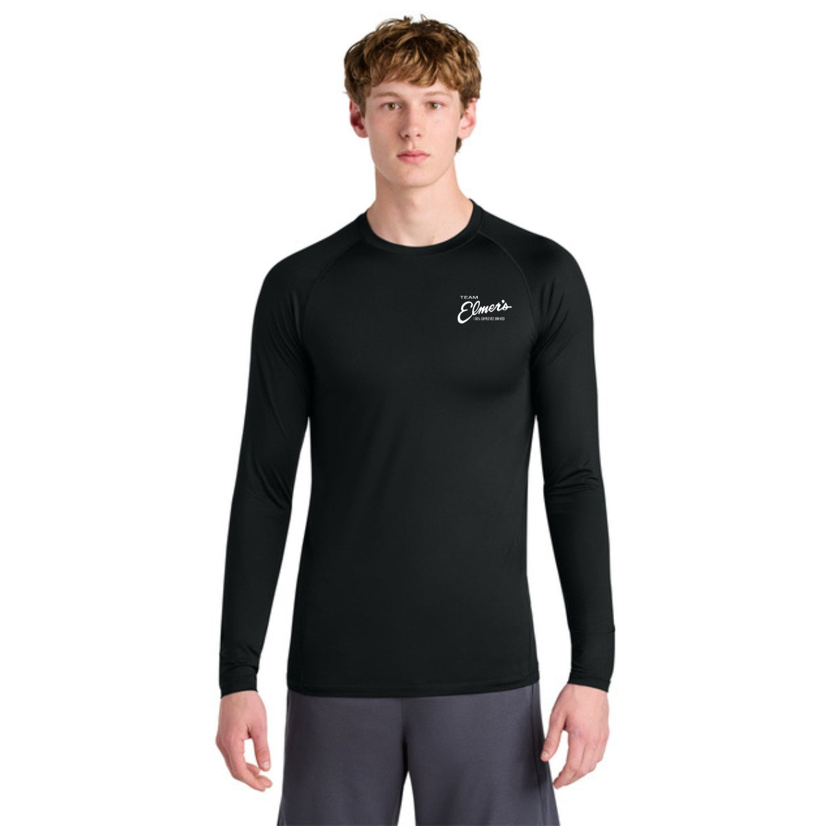 Team Elmer's Men's Compression Long Sleeve Tee