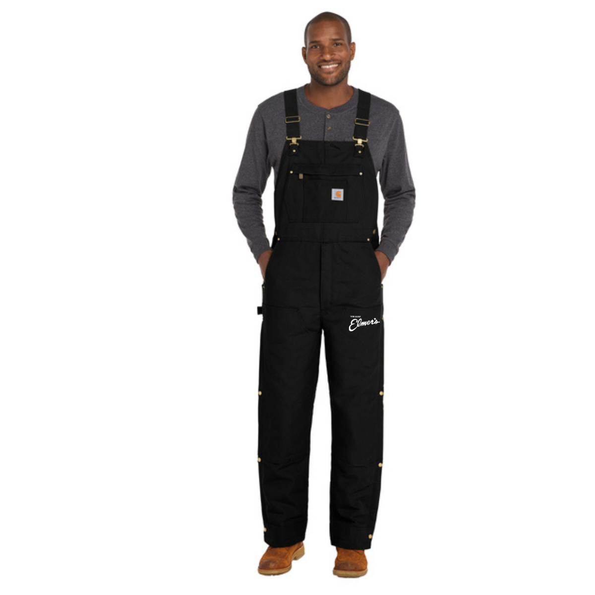 Team Elmer's Carhartt Insulated Bib Overalls