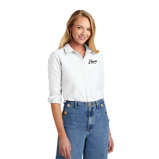 Team Elmer's Women's Modern Oxford Button-Up Shirt