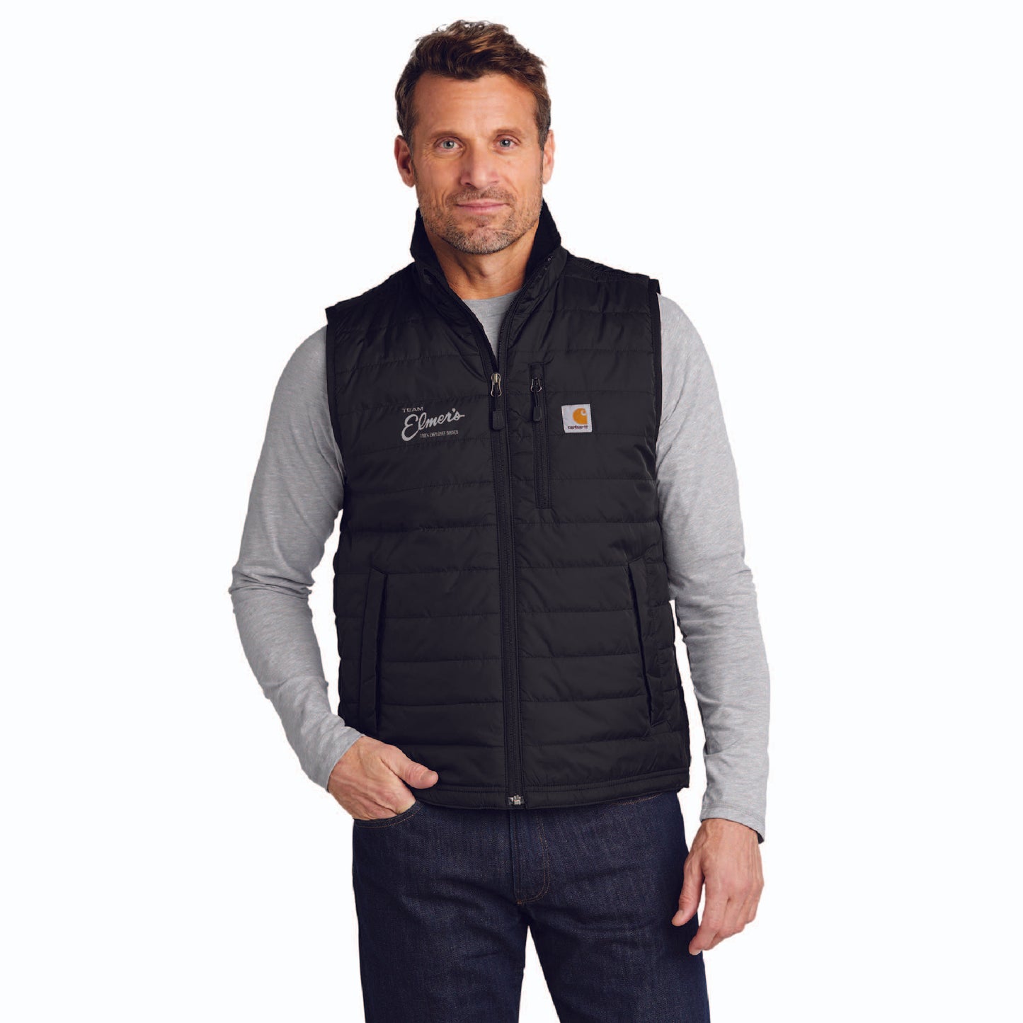 Team Elmer's Embroidered Men's Carhartt Gilliam Vest