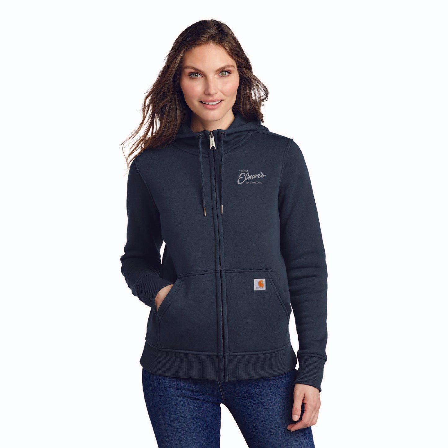 Team Elmer's Carhartt® Women’s Clarksburg Full-Zip Hoodie