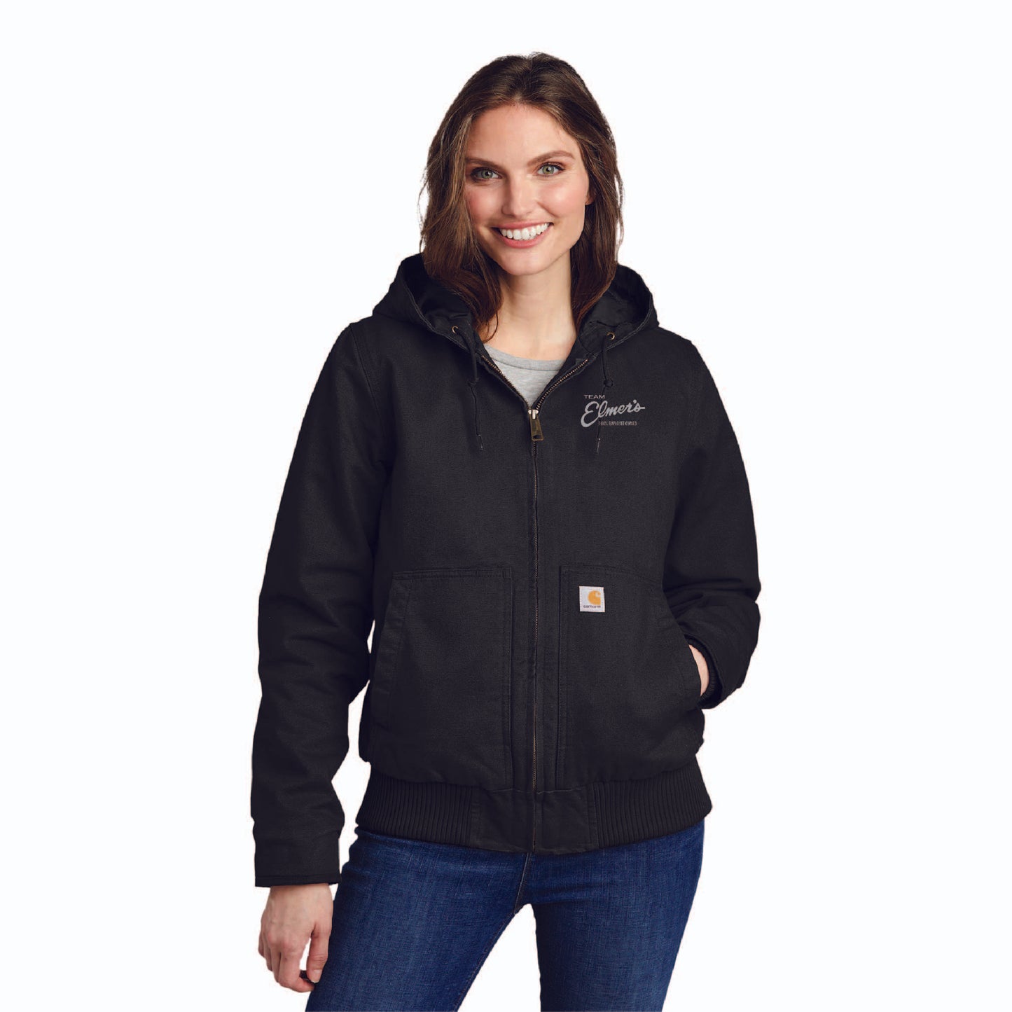 Team Elmer's Carhartt® Women’s Washed Duck Active Jacket