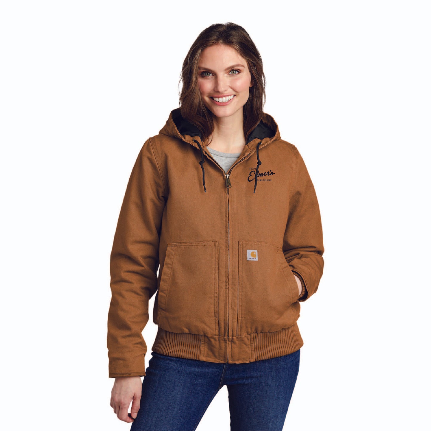 Team Elmer's Carhartt® Women’s Washed Duck Active Jacket