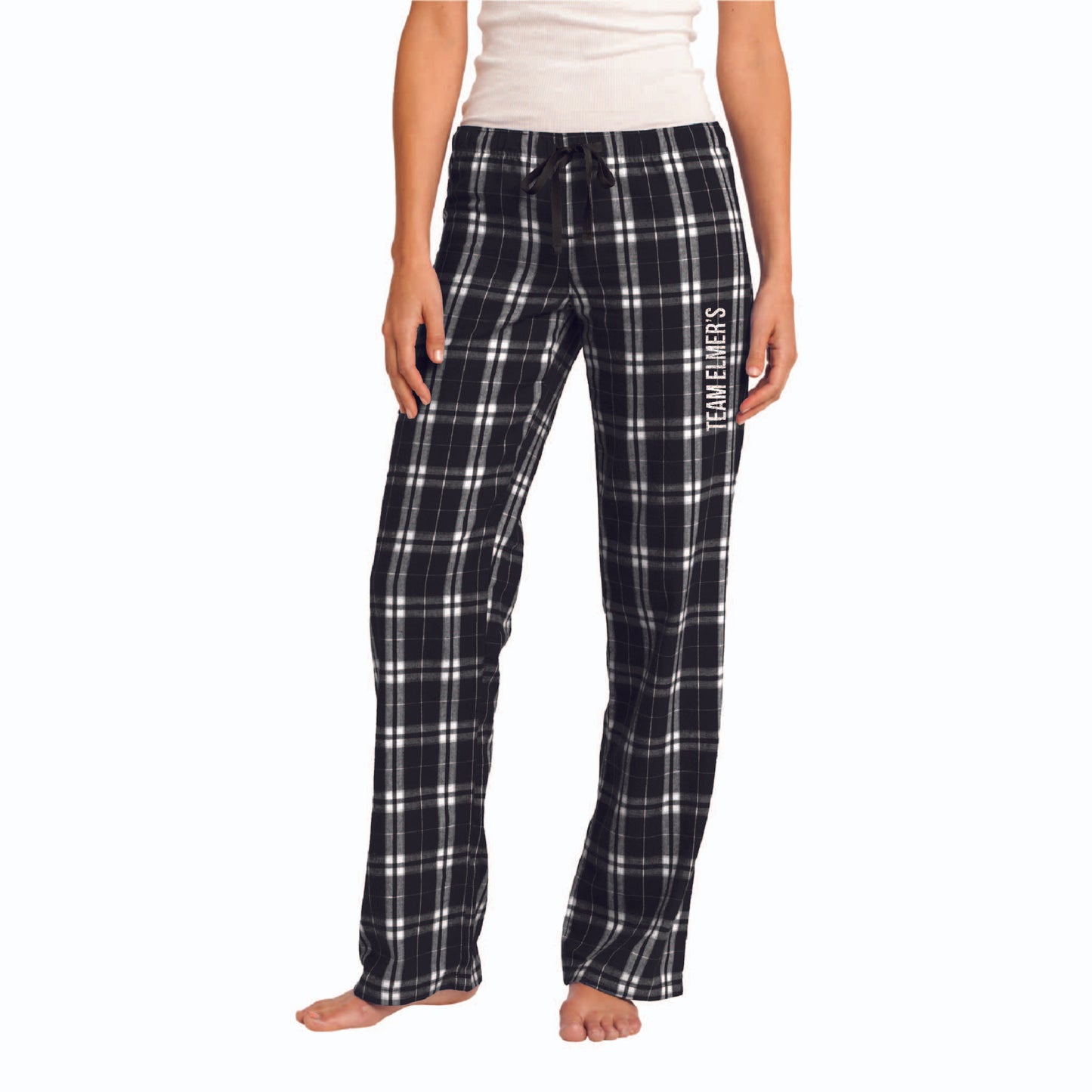 Team Elmer's District Women's Flannel Plaid Pant