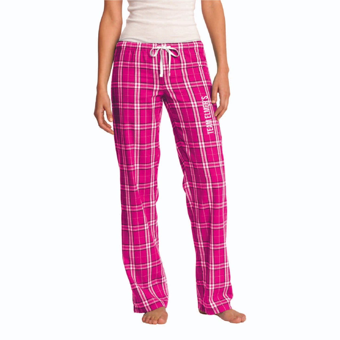 Team Elmer's District Women's Flannel Plaid Pant