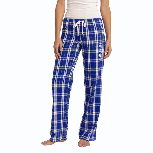 Team Elmer's District Women's Flannel Plaid Pant