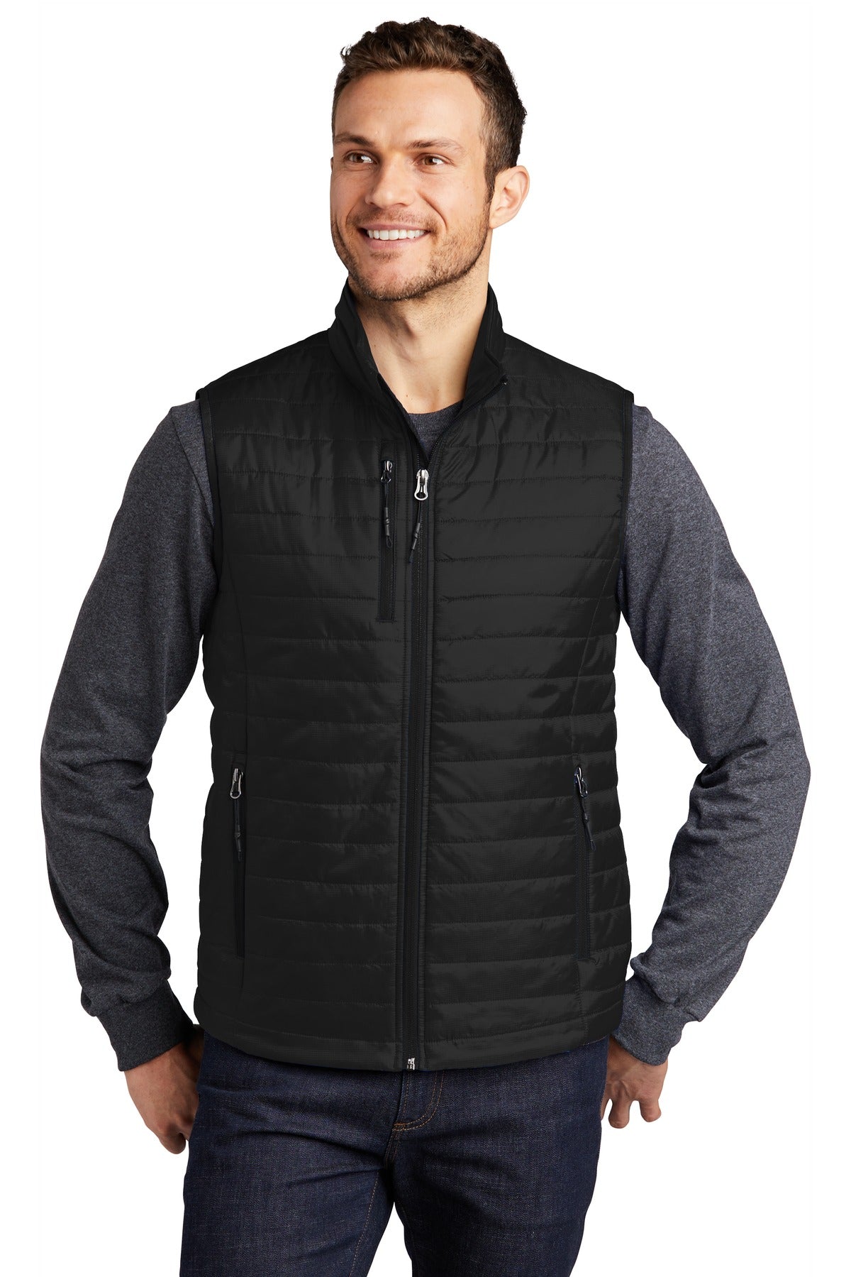 Team Elmer's Men's Packable Puffy Vest