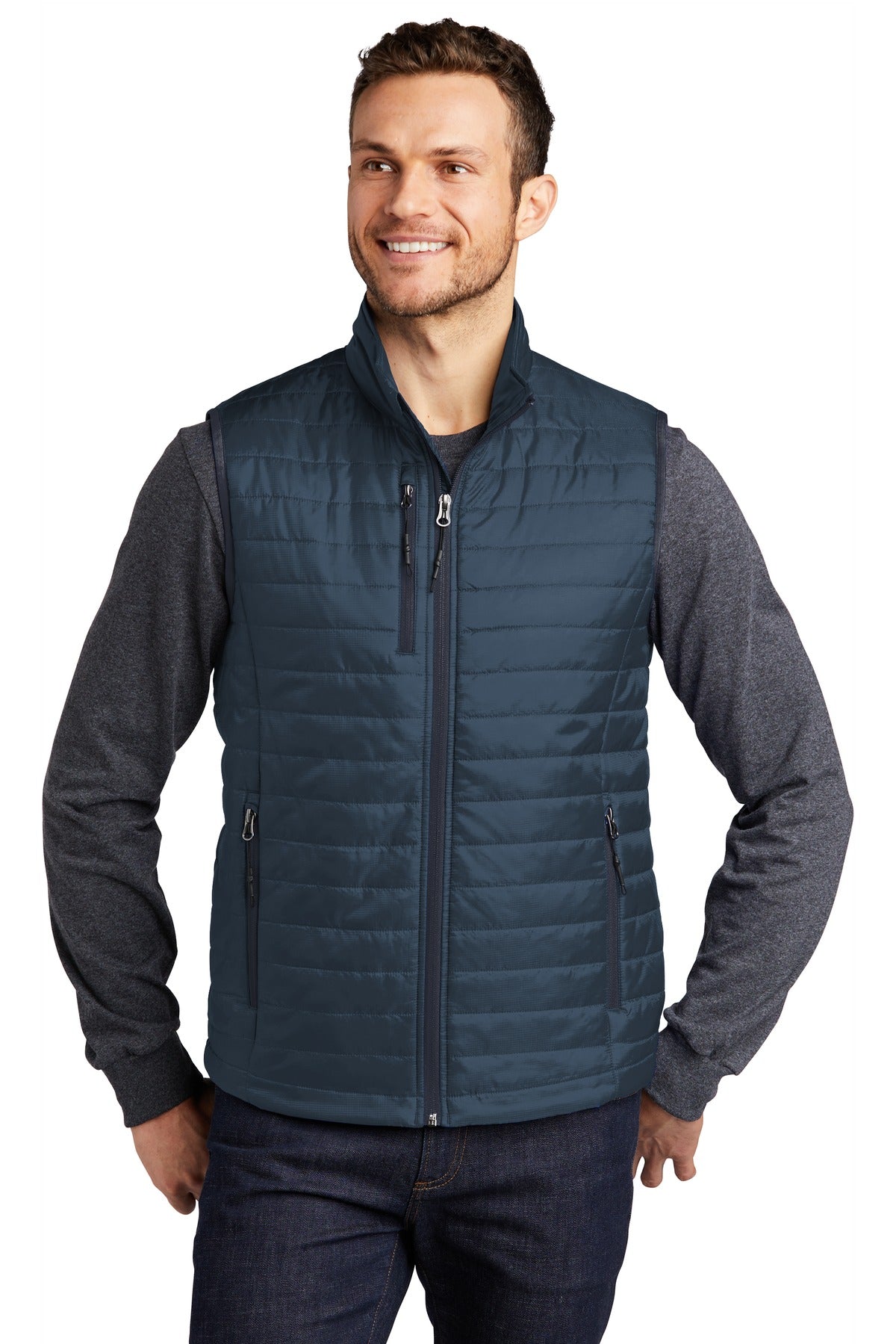 Team Elmer's Men's Packable Puffy Vest