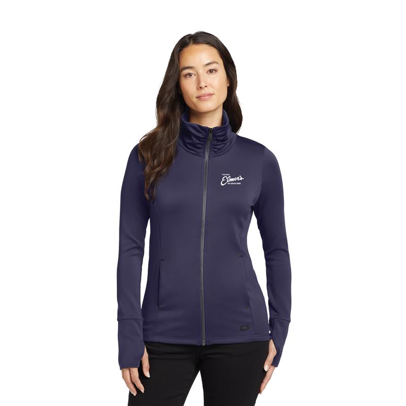Team Elmer's OGIO® Women's Modern Performance Full-Zip Cowl-Neck