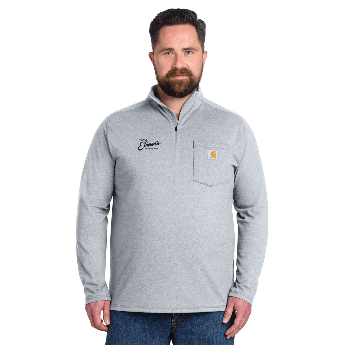 Team Elmer's Carhartt Force® Midweight 1/4‑Zip Long Sleeve