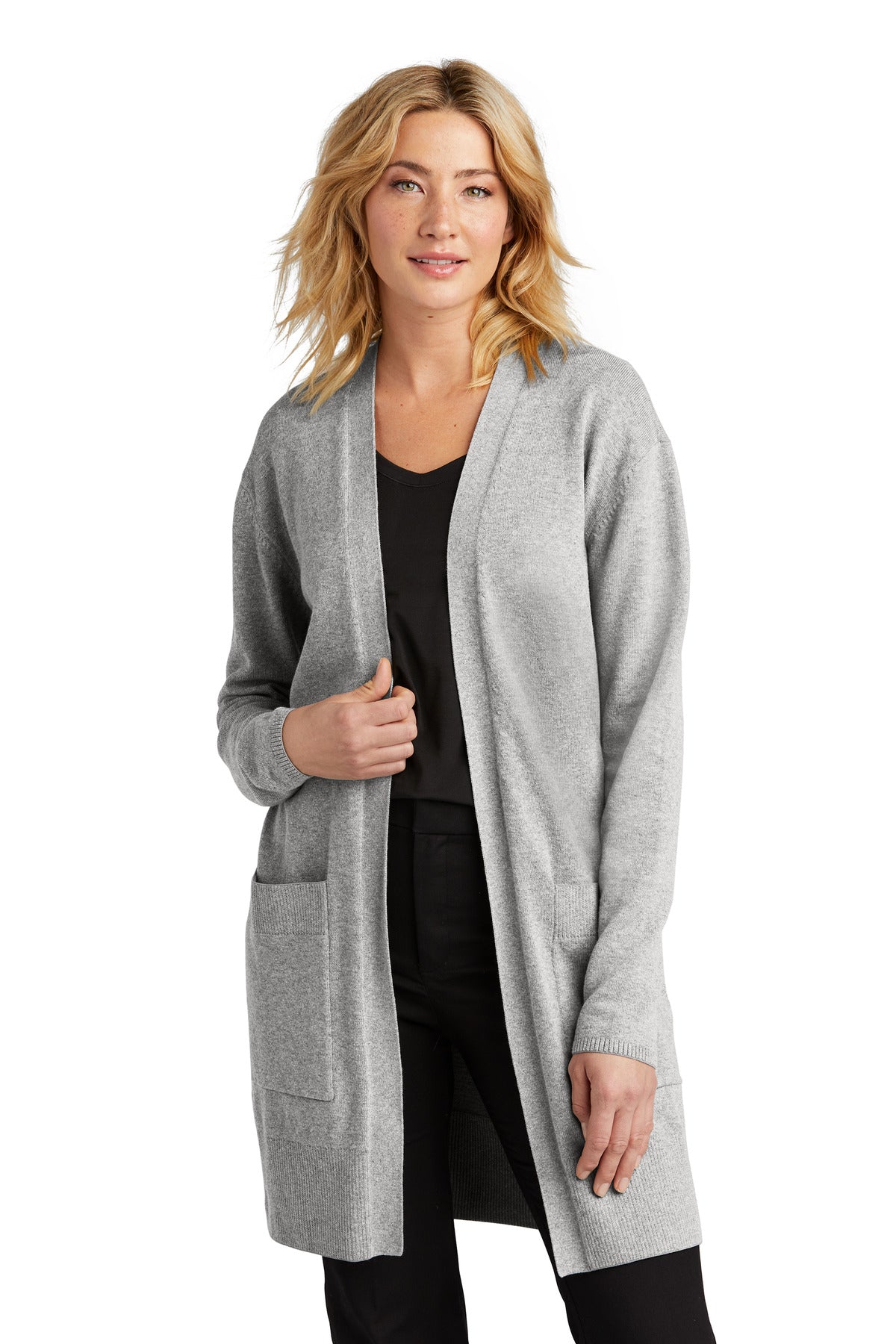 Team Elmer's Embroidered Mercer+Mettle Ladies Cardigan Sweater