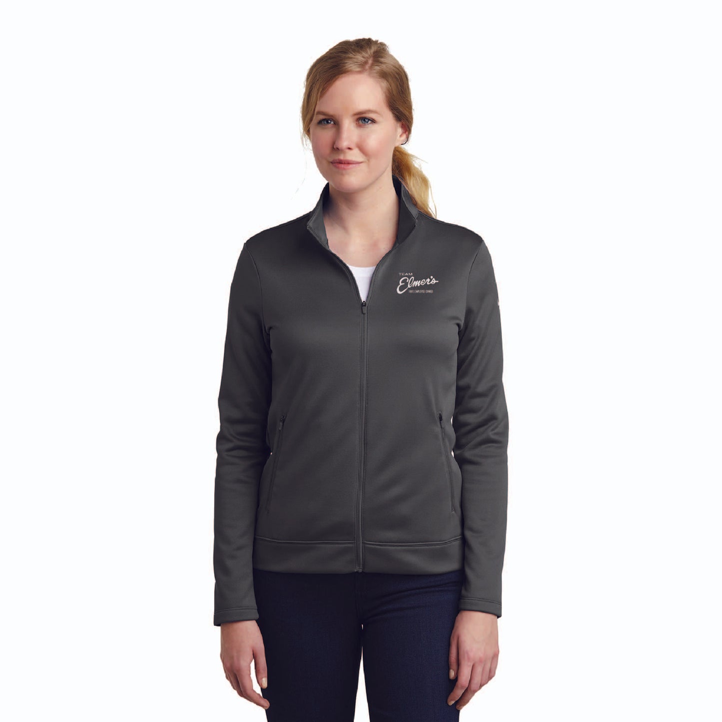 Team Elmer's Nike Ladies Therma-FIT Full-Zip Fleece