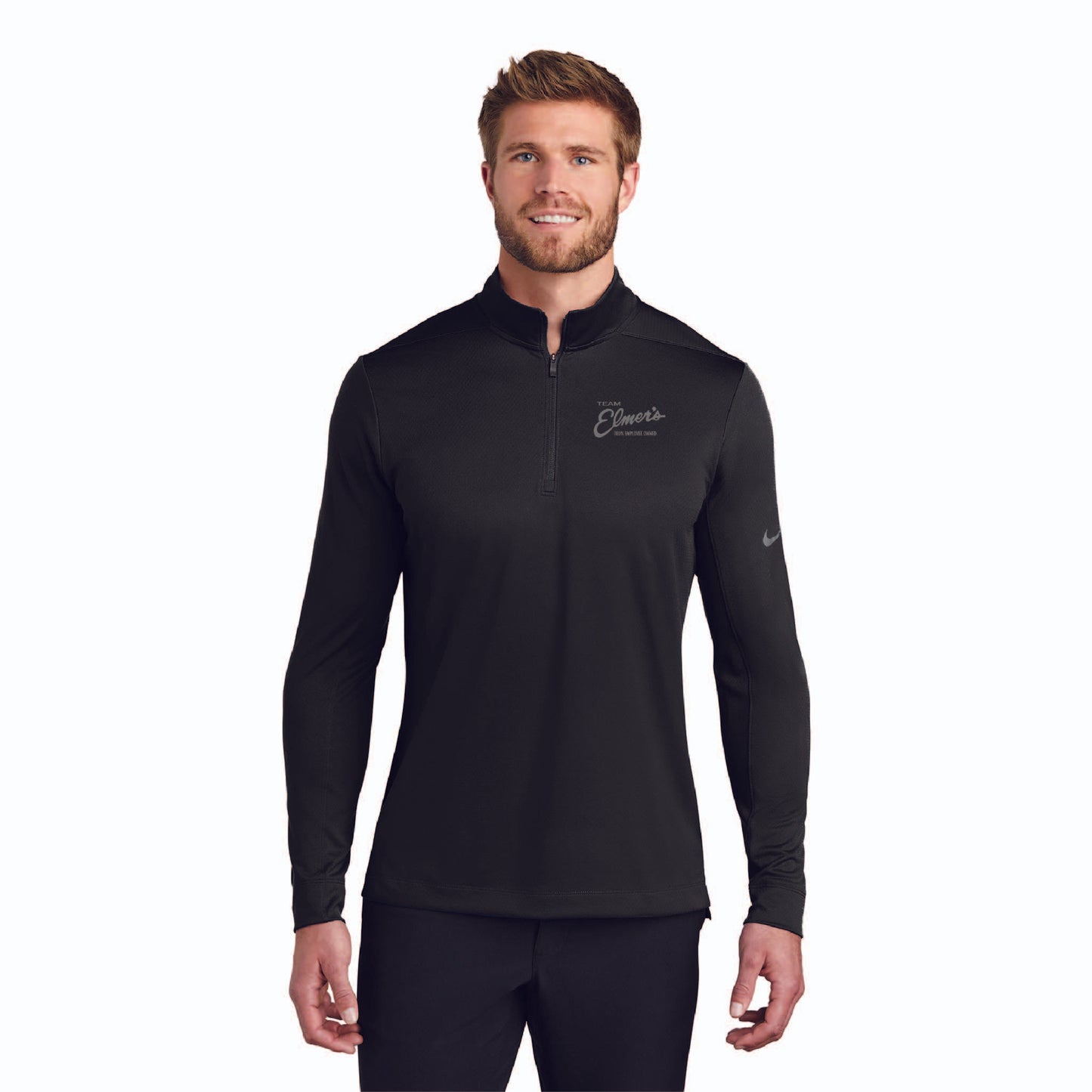 Team Elmer's Embroidered Men's Nike Dry 1/2-Zip Cover-Up