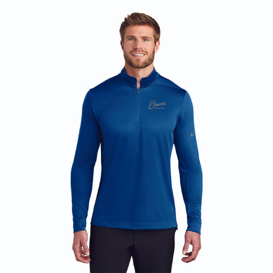 Team Elmer's Embroidered Men's Nike Dry 1/2-Zip Cover-Up