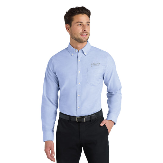 Team Elmer's Men's TALL Modern Oxford Button-Up Shirt