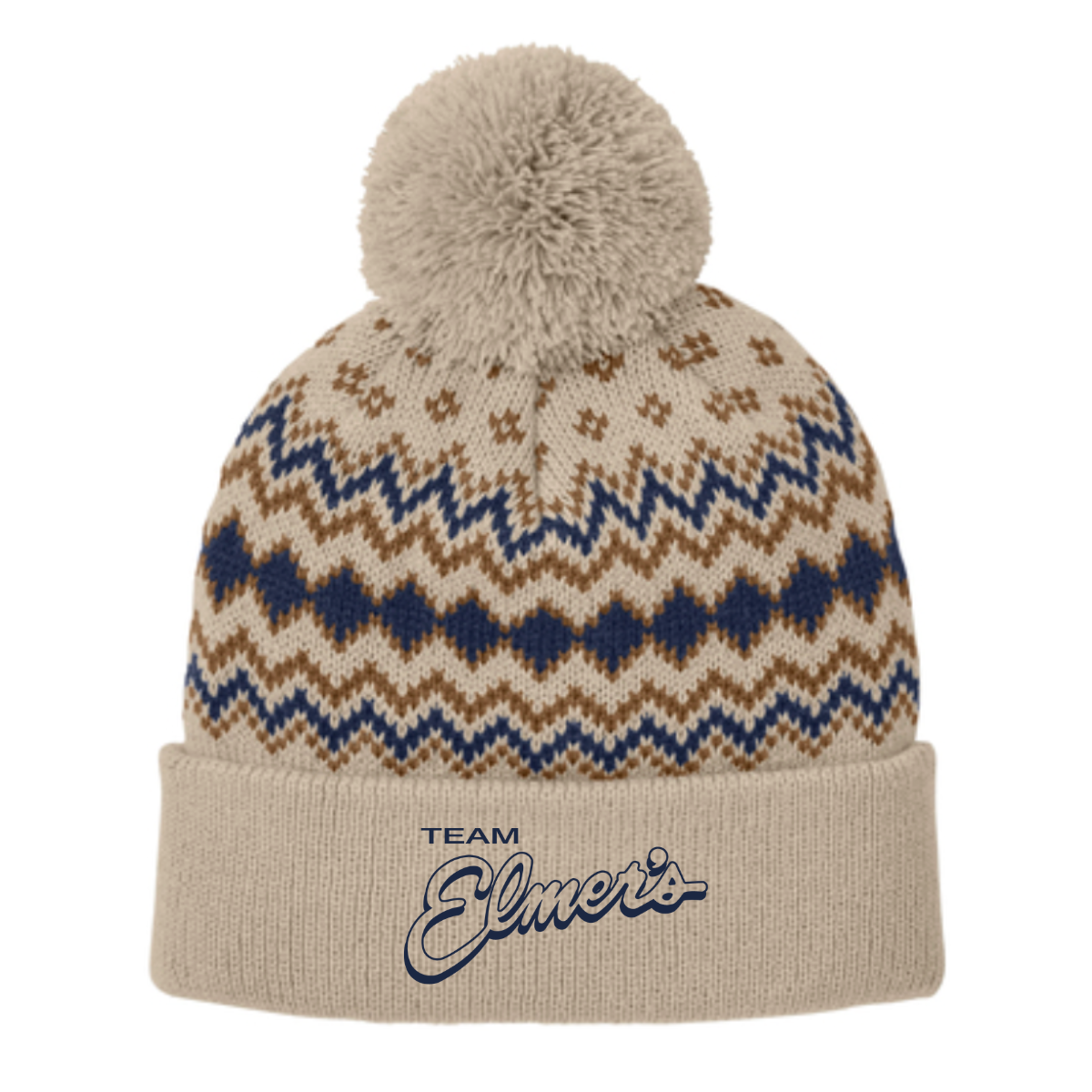 Team Elmer's Alpine Pom Beanie