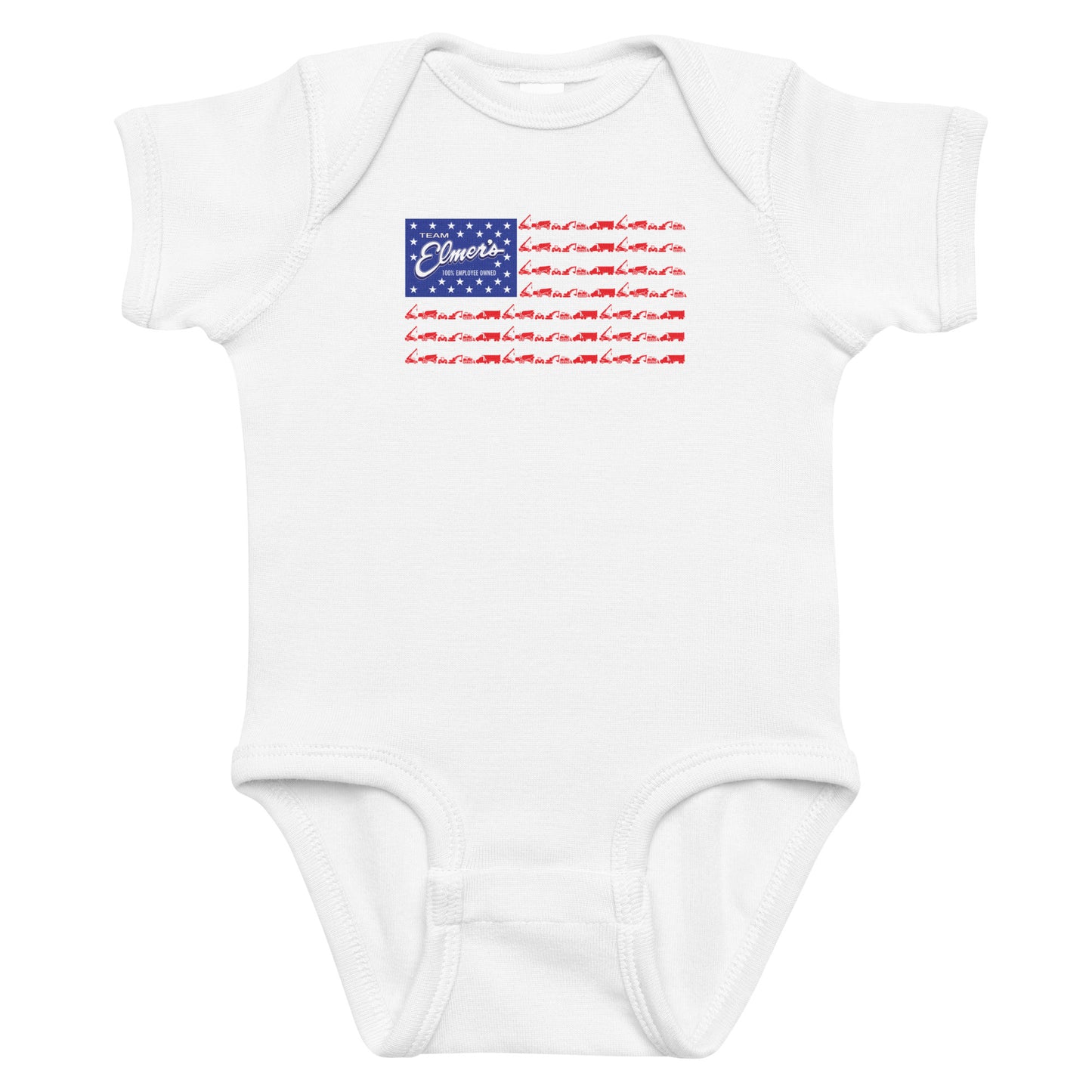 Team Elmer's Red, White & Crew | Infant Bodysuit