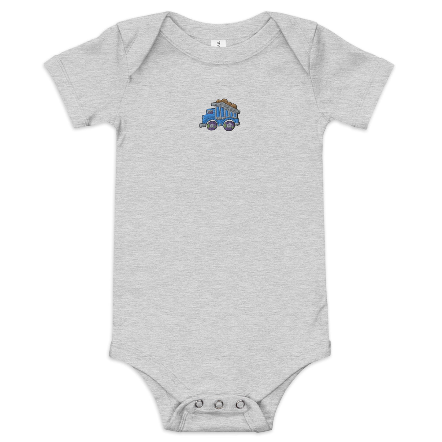 Dump Truck Short Sleeve Onesie