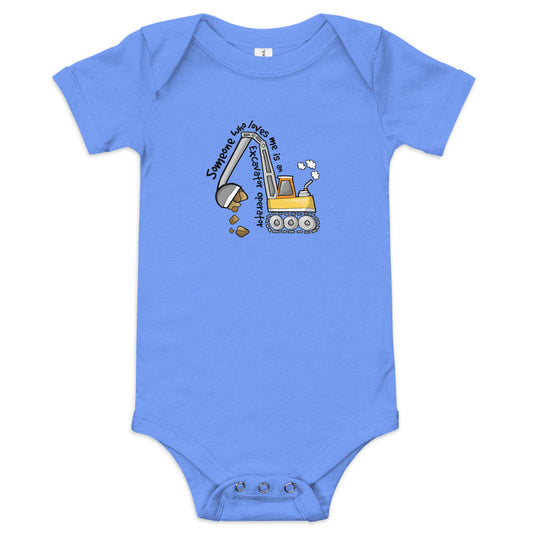 Someone Who Loves Me Is An Excavator Operator Onesie