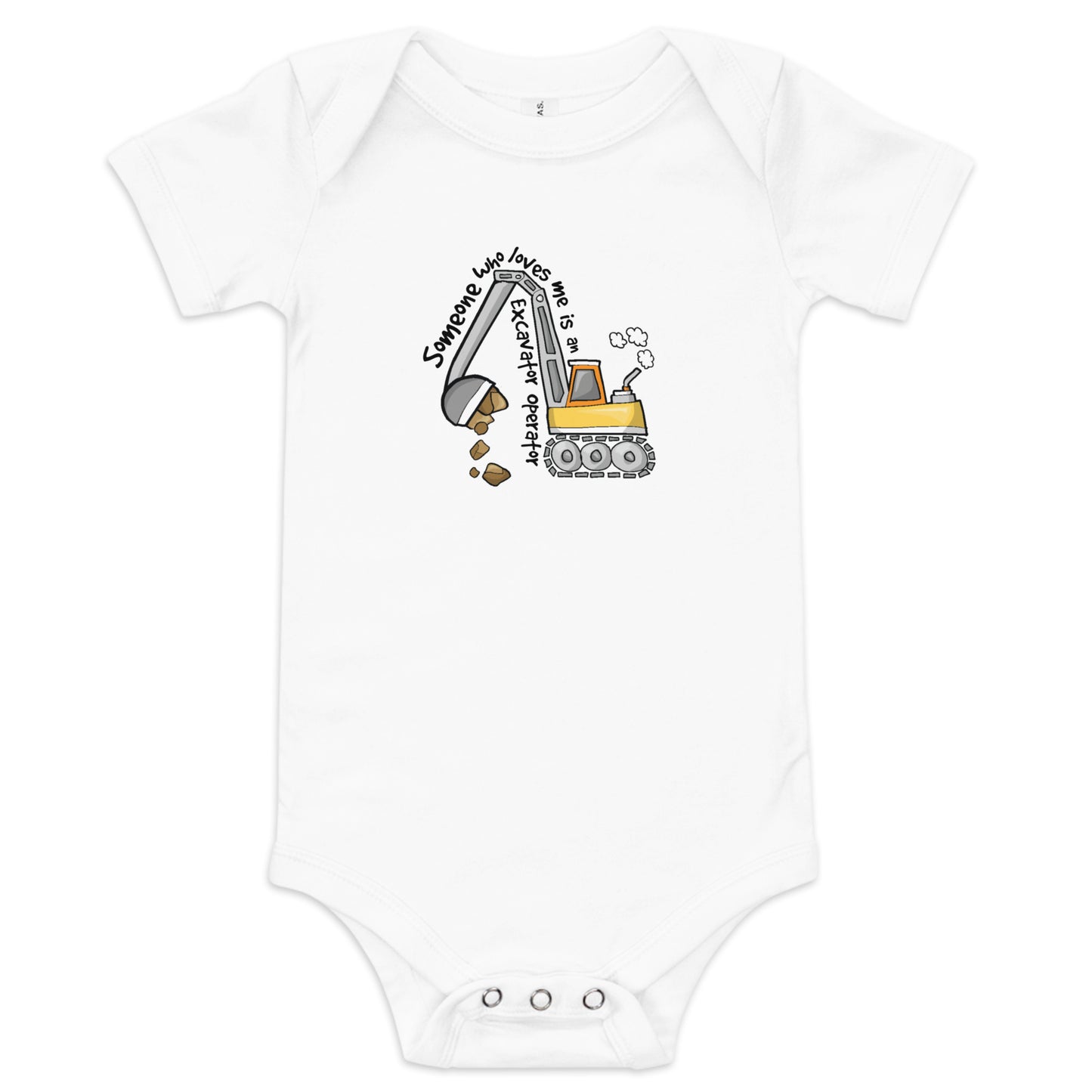 Someone Who Loves Me Is An Excavator Operator Onesie